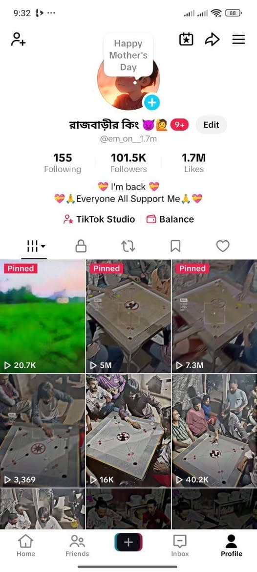 TokTok Account 1.7M Likes
