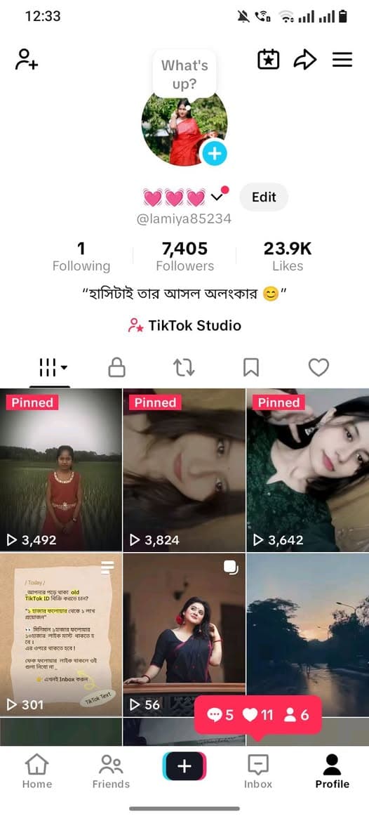 23.9K likes TikTok ID Sale