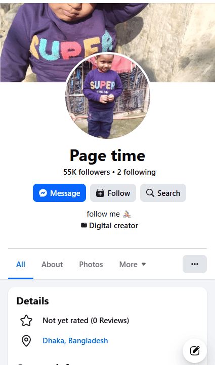 FB Page 55K followers